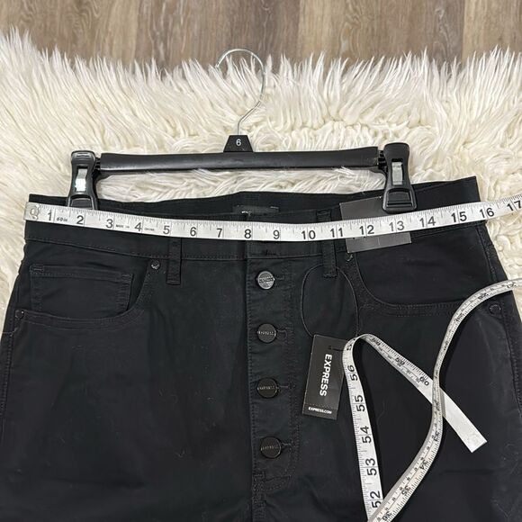 EXPRESS PANTS. FLARE SUPER HIGH RISE NWT SIZE 12 - Picture 4 of 9